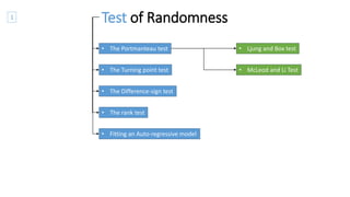 Time series Modelling Basics | PPTX