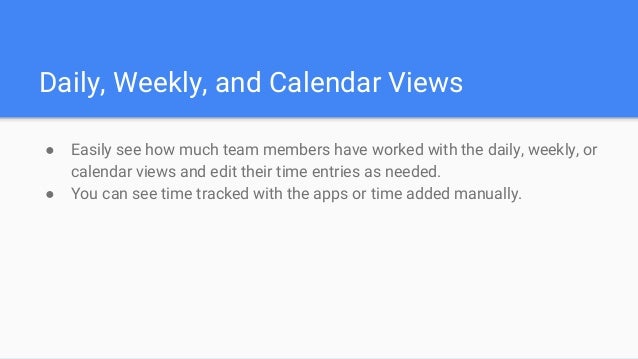 timesheet app to manage employees