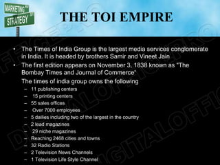 Toi Magazine Times of india | PPTX