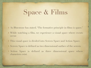 Time & Space in Films & Novels | PPT