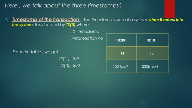 timestamp ppt for beginners you can copy it he he | PPT