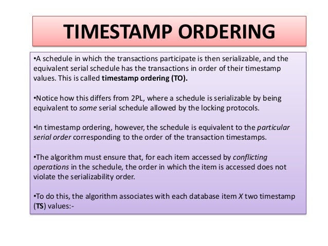 Timestamp Protocols