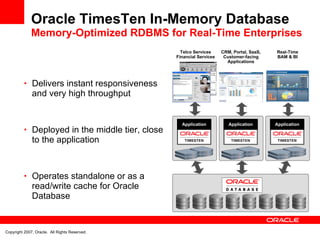 TimesTen Overview | PPT