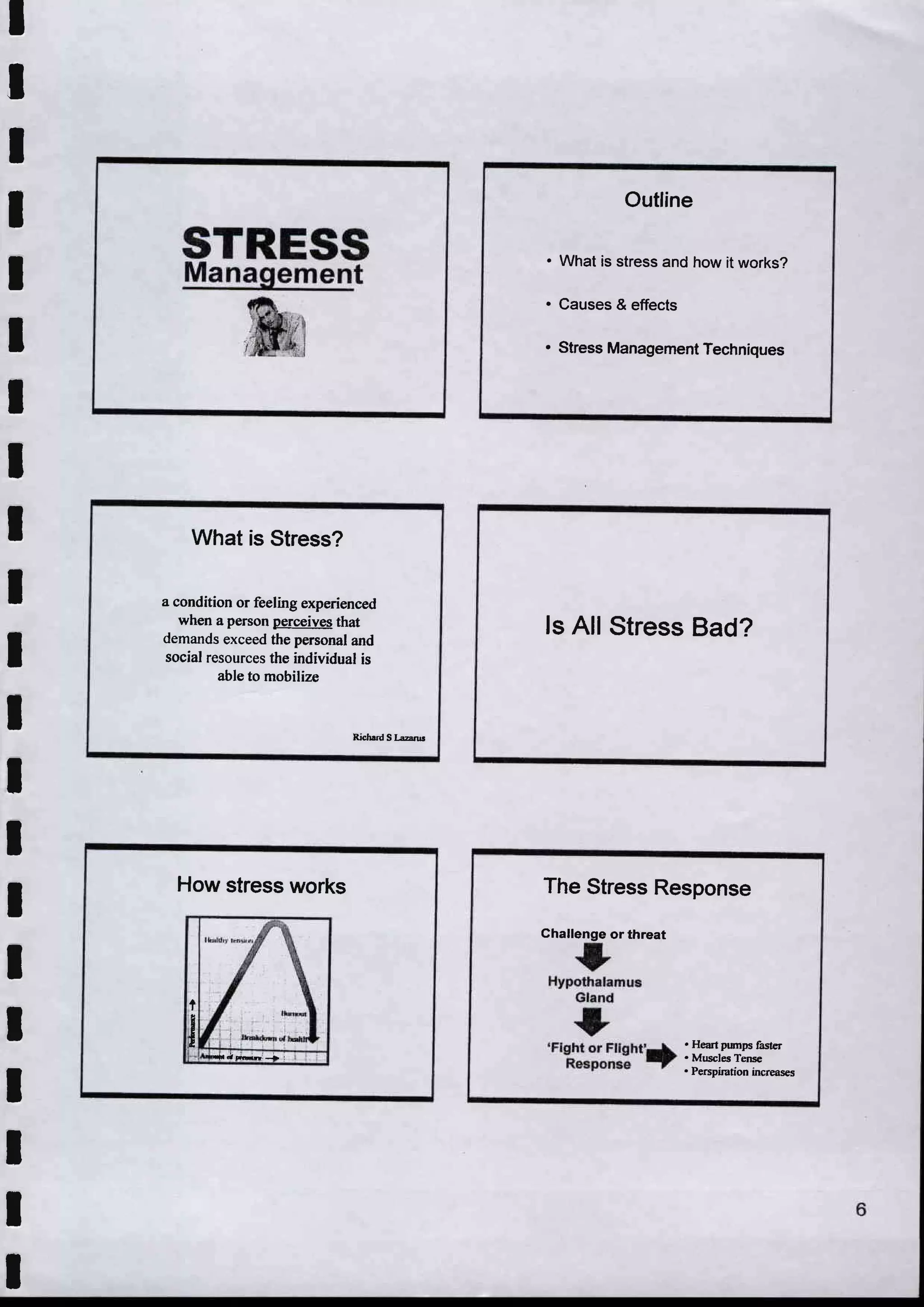 Time & stress management