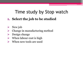 Time study | PPTX