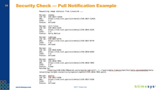 www.timesys.com ©2017 Timesys Corp.
38 Security Check — Pull Notification Example
 