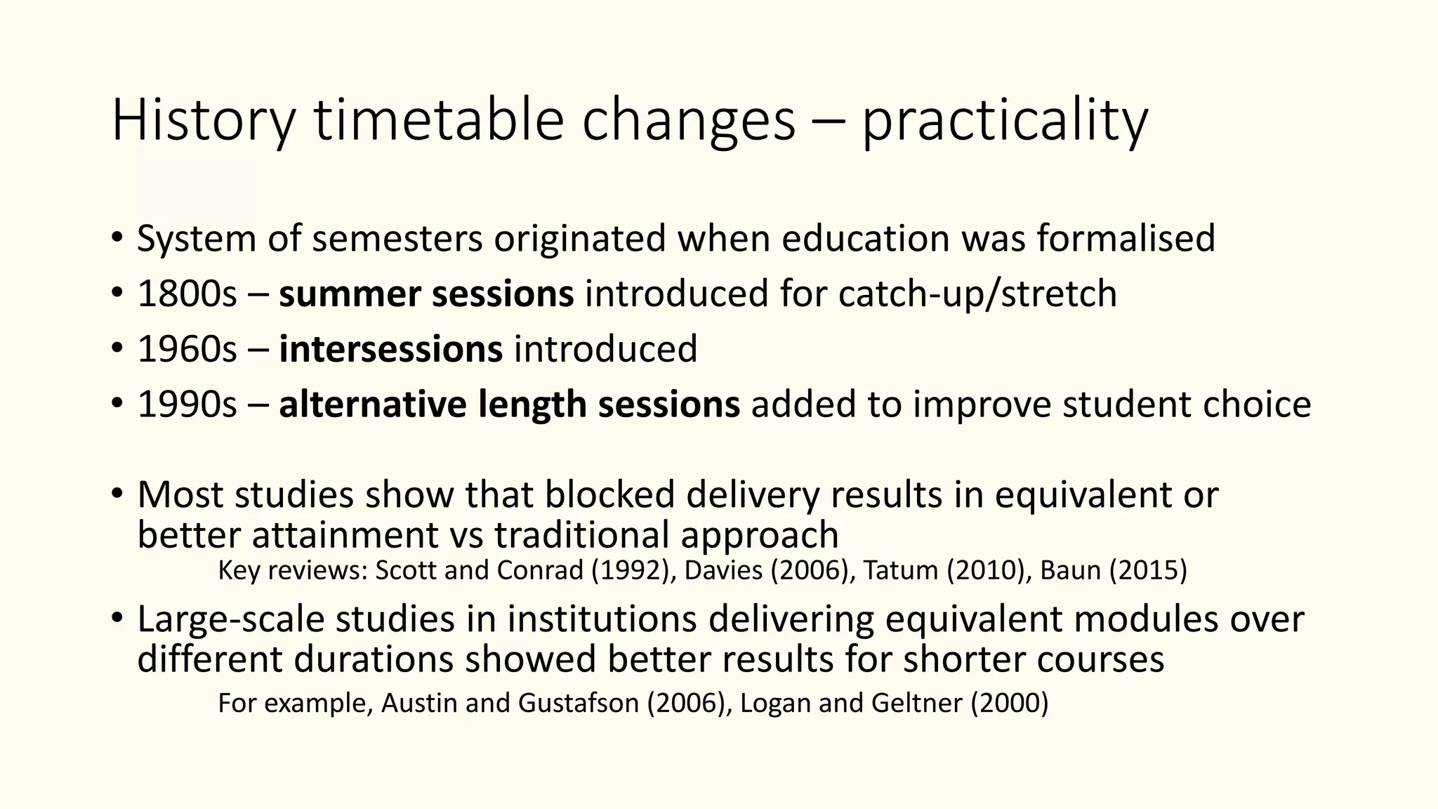 The Shape of the Timetable | PPT