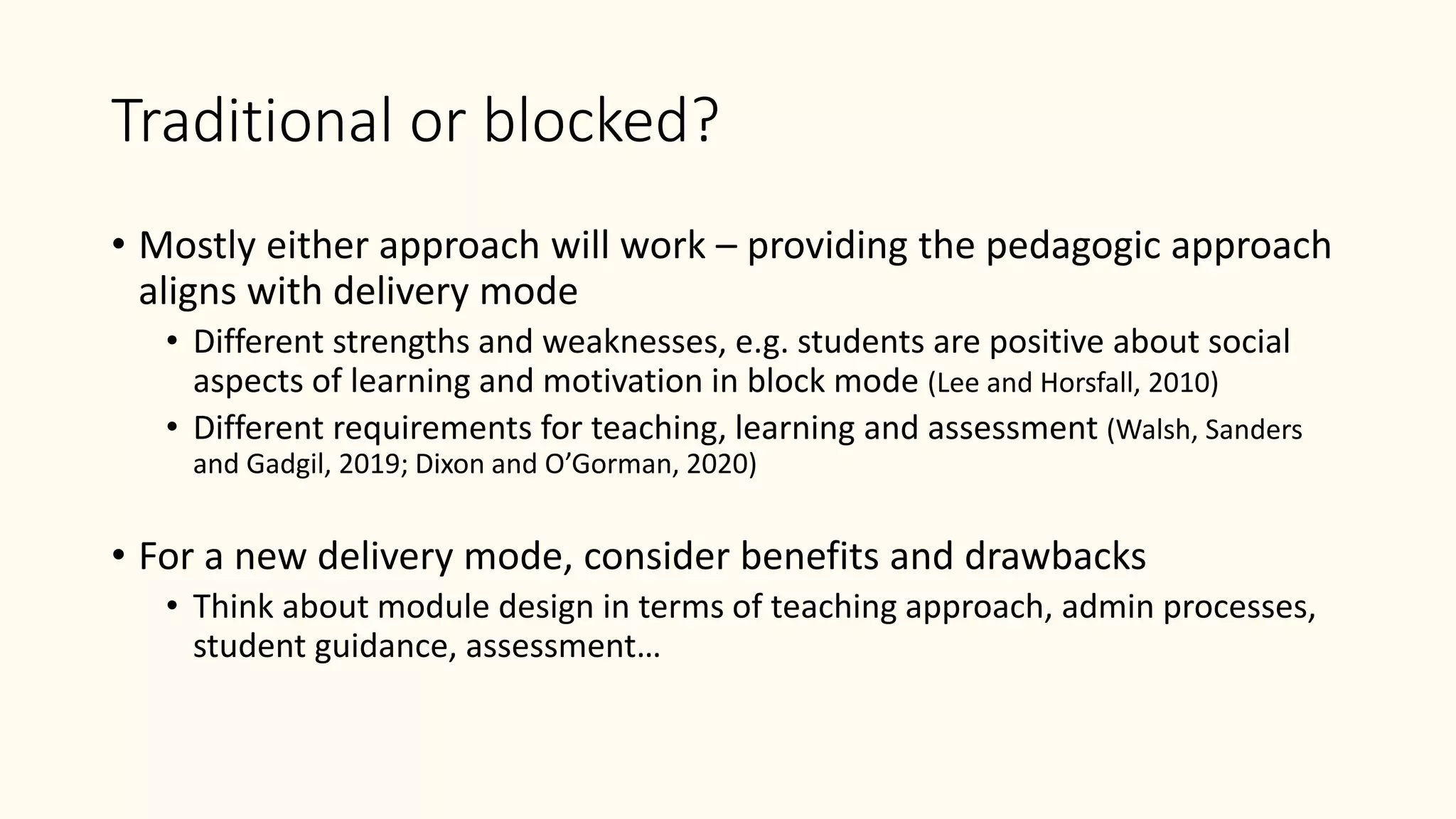 The Shape of the Timetable | PPTX