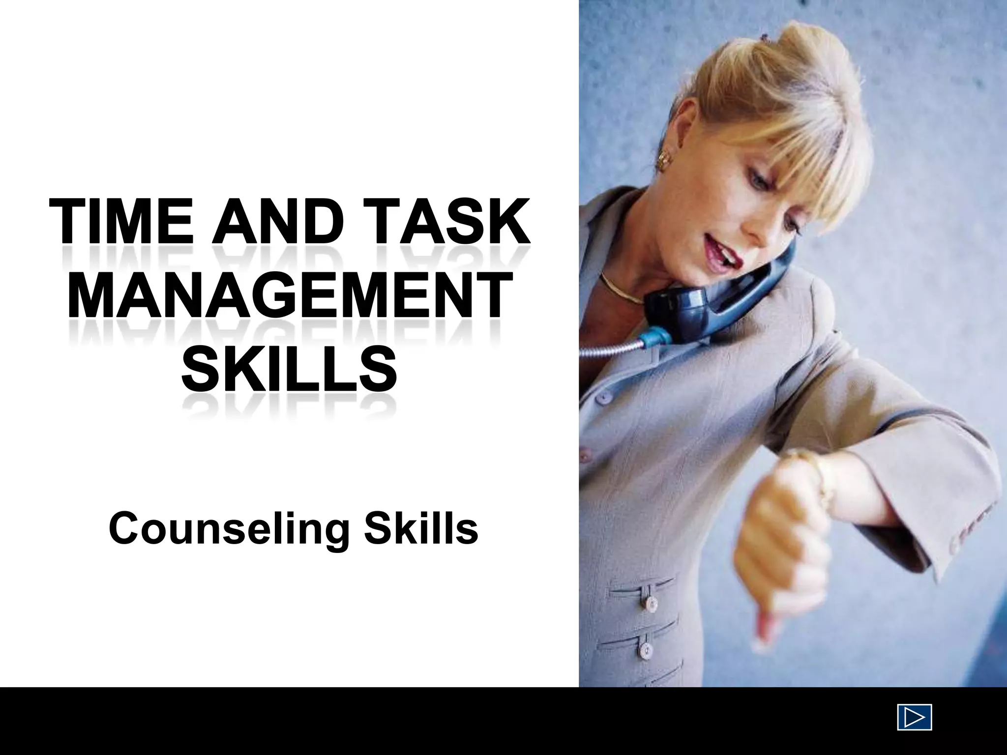 Time task management ppt