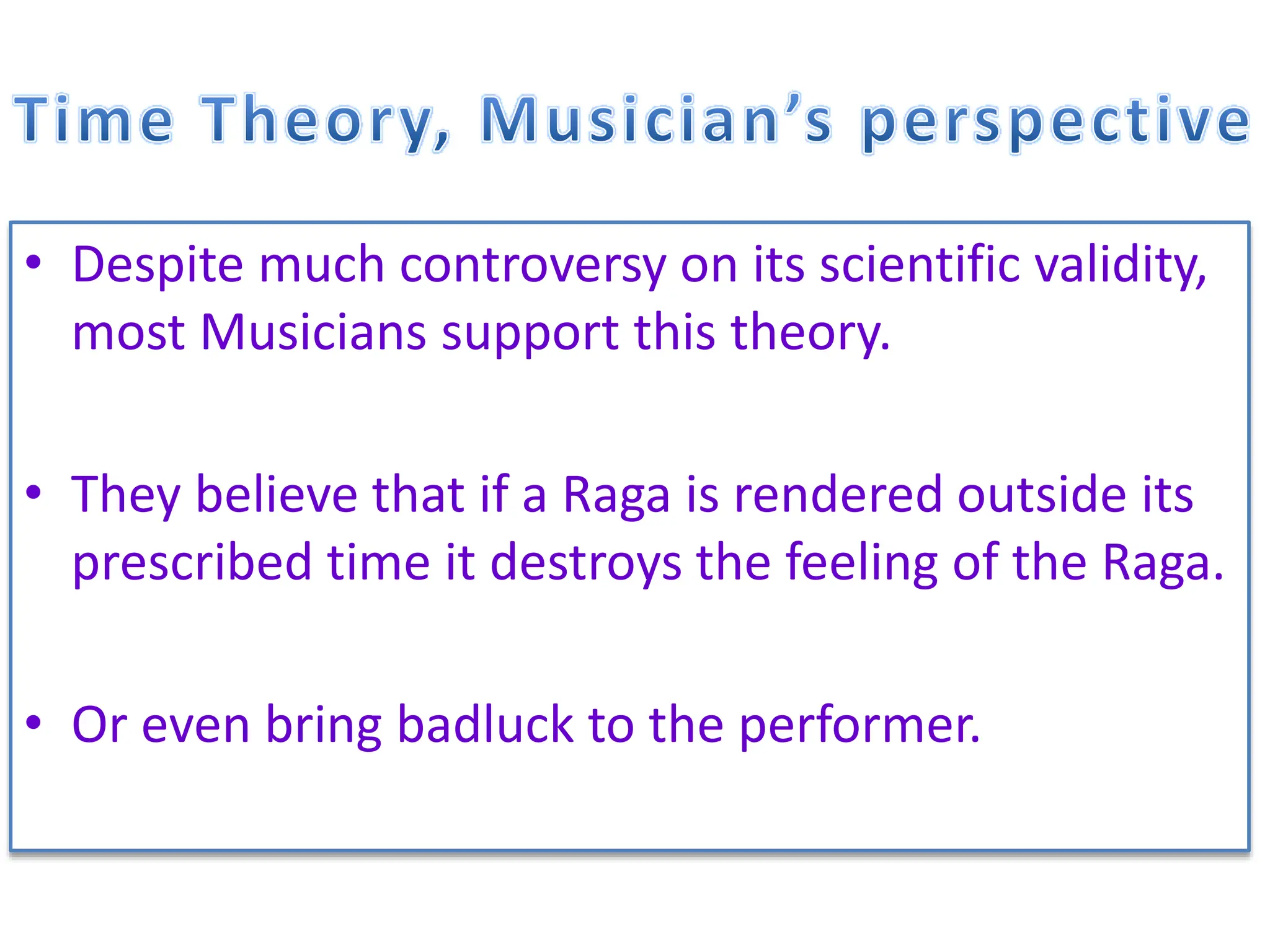 Time Wise Raga Time Theory of Raag-s and Sandhi Prakash Ragas | PPTX
