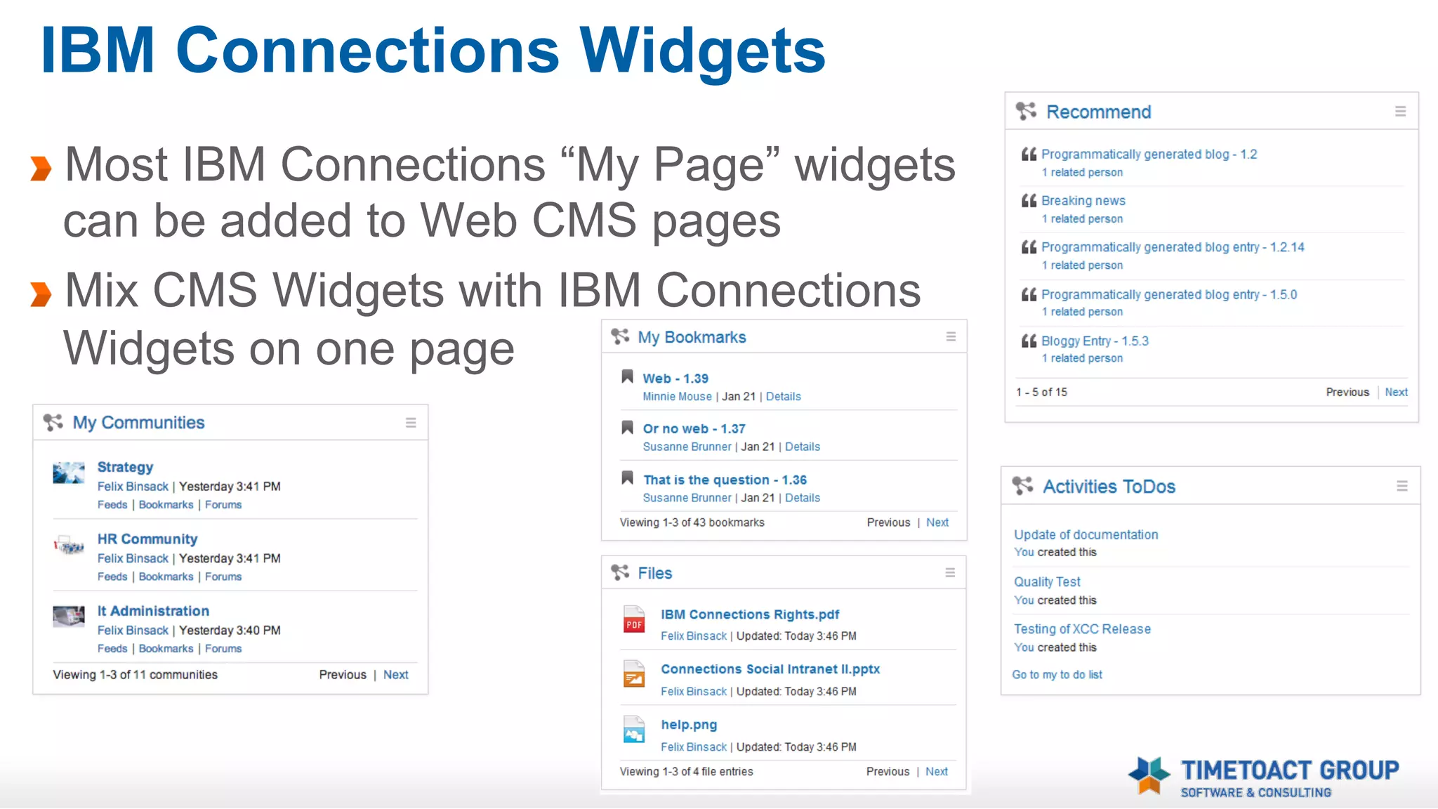 iFrame Widget
Integrate an external
website
(currently in beta)

 