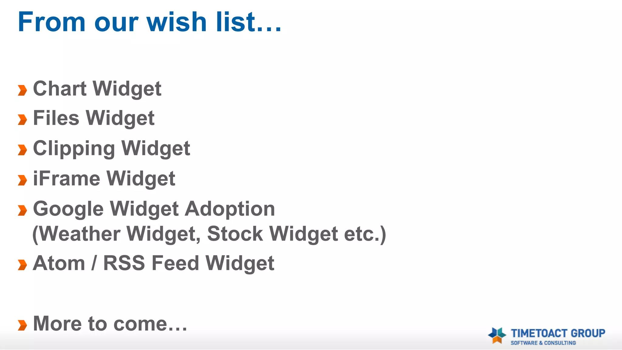 Web CMS Extension…
allows customers to
use IBM Connections as their default intranet homepage
use IBM Connections as their Intranet CMS
increases the benefit and value of their IBM Connections investment

utilizes IBM Connections for
simple content creation and storage thru blogs, bookmarks, events, WiKis
Access management, content approval
comments, discussion, recommendations etc.

does not require
Training for authors, content masters etc.

 