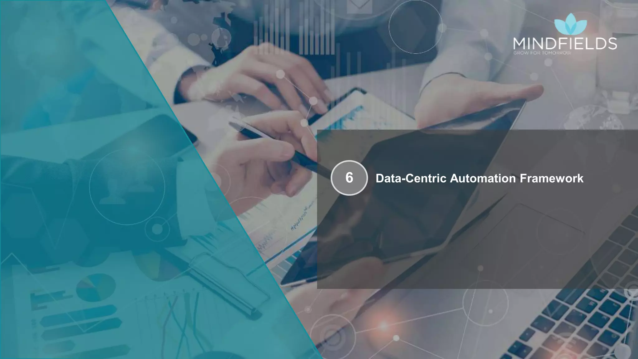 © 2020 Mindﬁelds. All rights reserved. STRICTLY PRIVATE AND CONFIDENTIAL
Data-Centric Automation Framework6
19
 