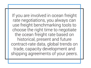 When is the Best Time to Negotiate Ocean Freight Rates?