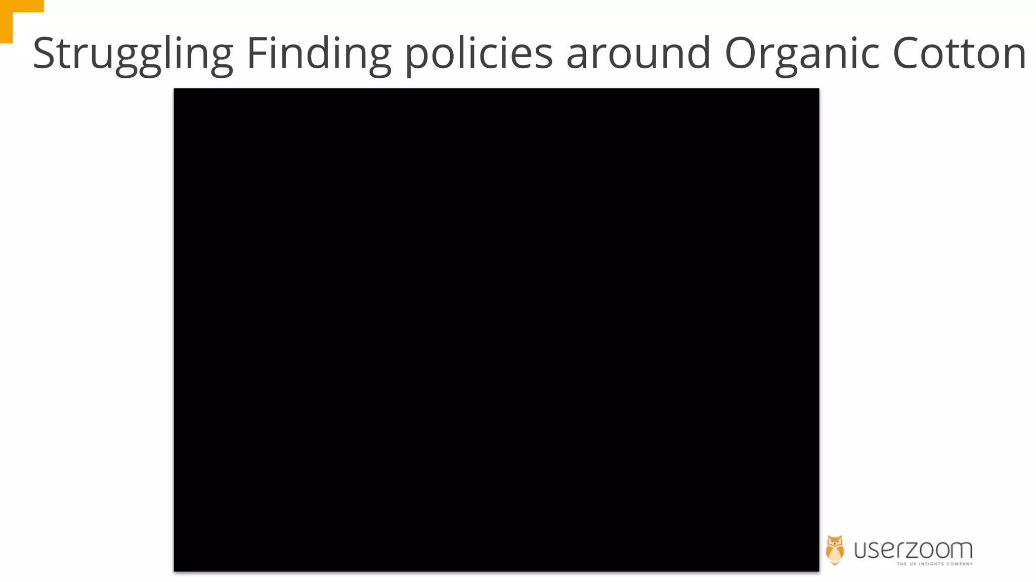 Struggling Finding policies around Organic Cotton
 