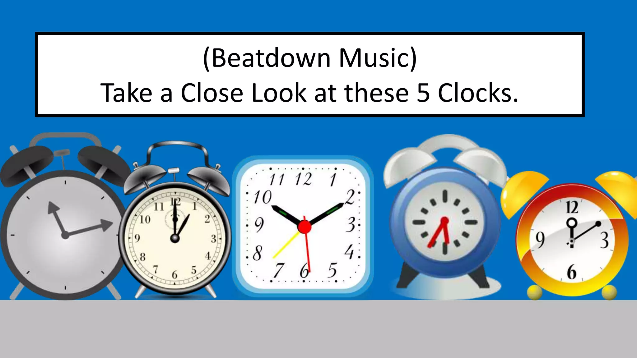 Time Tracker (Repeating Pattern of Clocks) Game | PPT