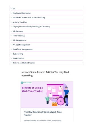 Time Tracking Policy: Why They Matter & How to Get It Right | PDF