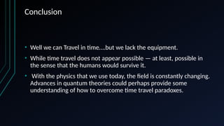 Time Travel Presentation Thapar University.pptx