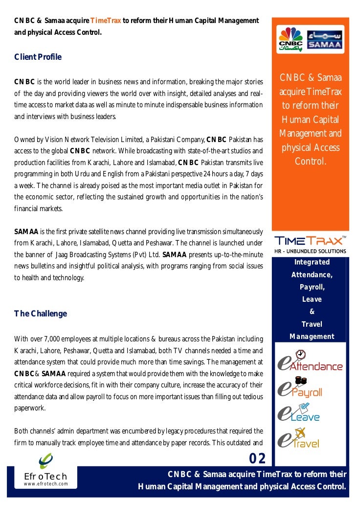 time trax case study cnbc samaa trax capital management