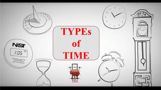 TYPEs
of
TIME
 