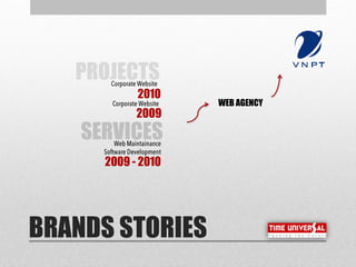 BRANDS STORIES
2009
2010
PROJECTS
2009 - 2010
SERVICES
WEB AGENCY
 