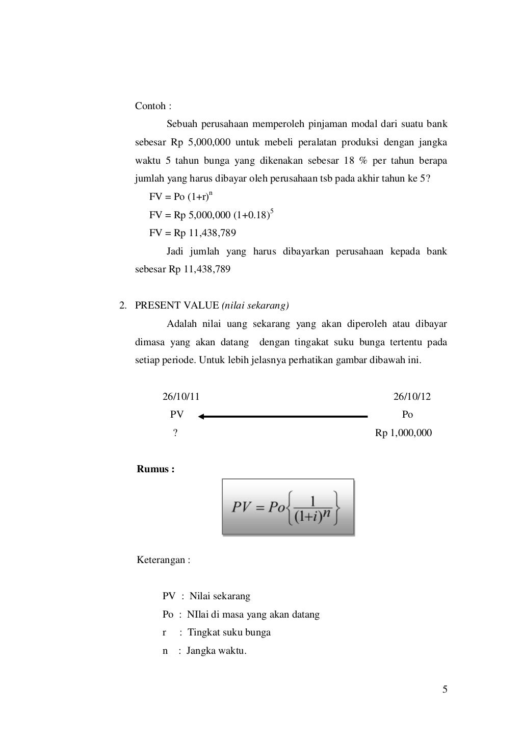 makalah Time value of money makalah Time value of money