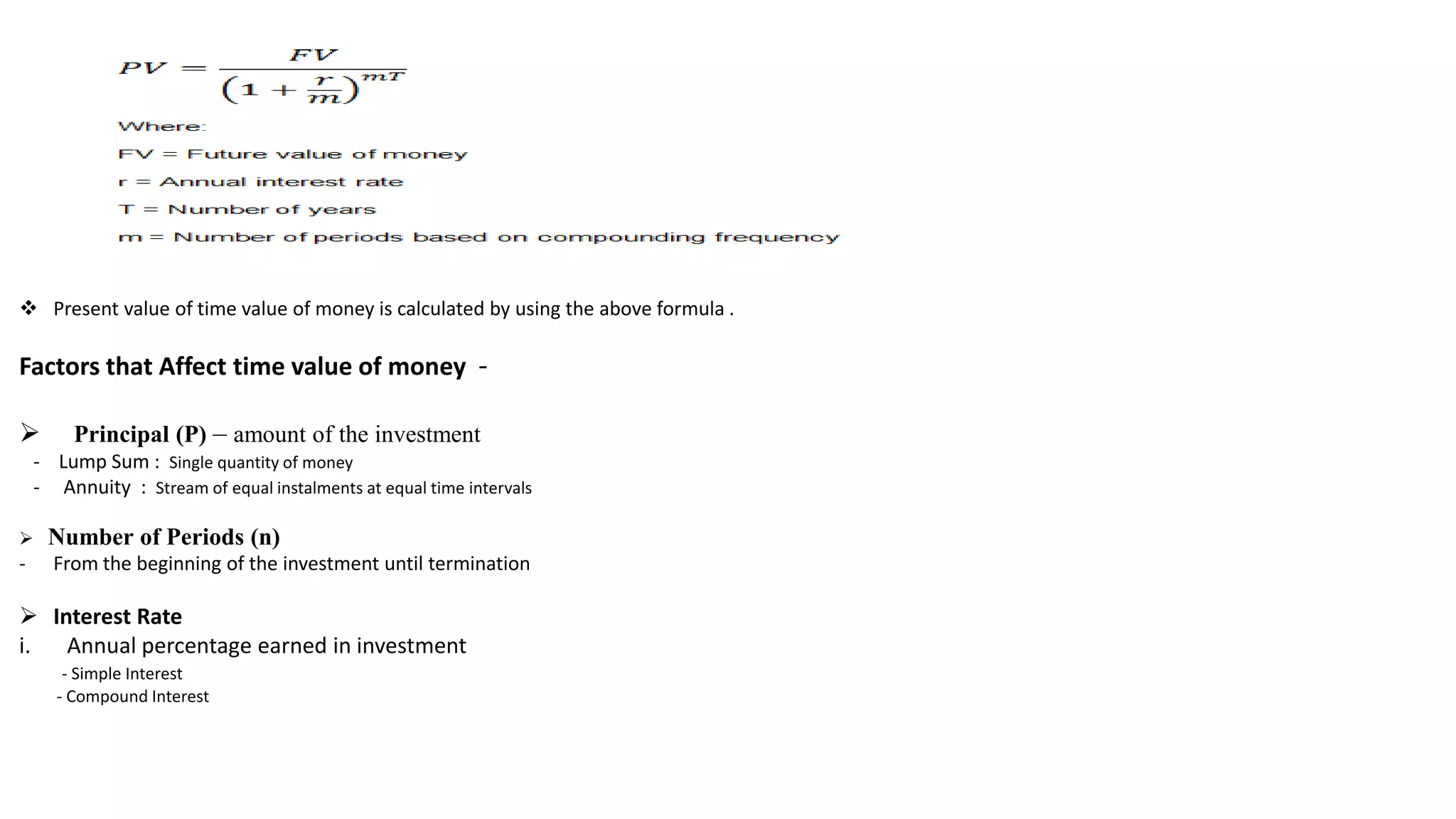 Time value of money | PPTX | Stocks and Bonds | Personal Investing