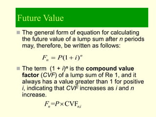 Future Value Problem Time value of money | PPT