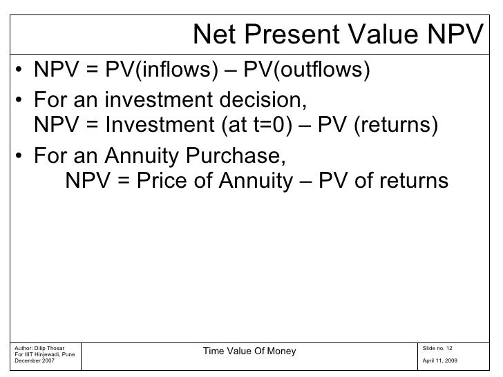 pv table perpetuity 04 Value Time Money Of