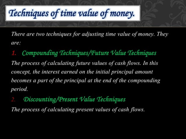 Time value of money ppt. | PPTX | Stocks and Bonds | Personal Investing