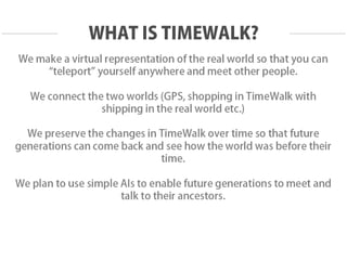 TimeWalk Presentation