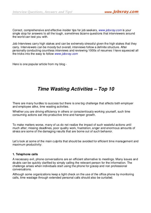activities for job seekers
