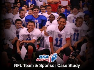 NFL Team & Sponsor Case Study
 