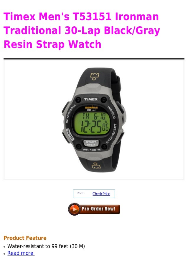 timex ironman traditional