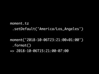 Time zones in JavaScript | PDF