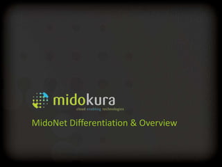 Confidential
MidoNet Differentiation & Overview
 