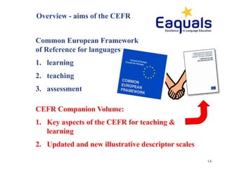 Cefr Overview.pdf Tim Goodier: Implementing the new CEFR Companion Volume | PPTX