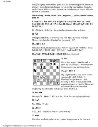 Tim harding two knights defence part ii | PDF