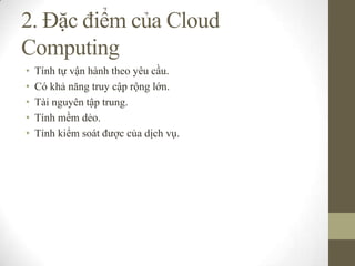 Tìm hiểu về cloud computing | PPTX