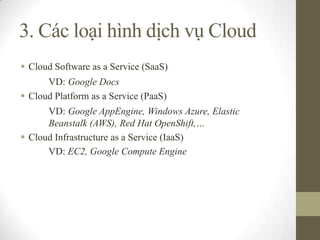 Tìm hiểu về cloud computing | PPTX