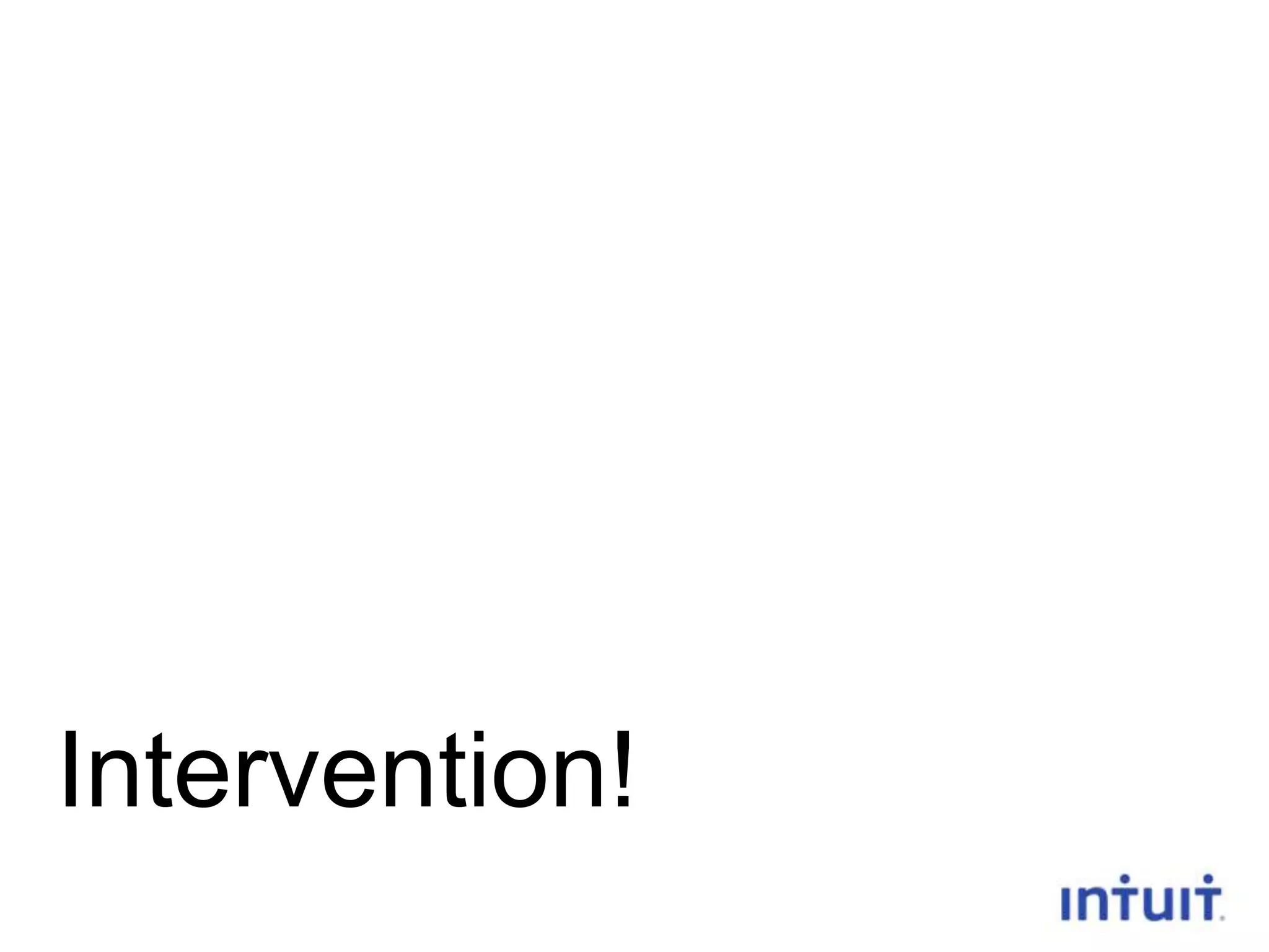 Intervention!

 