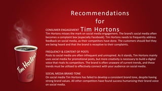 Tim hortons- Marketing Competitive Analysis | PDF