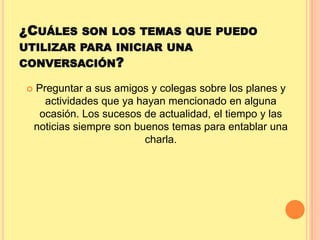 ¿Si soy tímido puedo contar mi problema?Usted puede parecer distante o arrogante para otros a menos que explique su timidez a aquellos que lo rodean la gente suele ser muy comprensiva y lo ayudará si le explica su  inconveniente simplemente diciendo que usted es tímido, sin tratar de granjearse su simpatía.