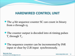 Timing and-control-unit | PPS