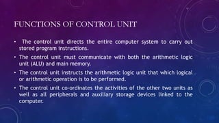 Timing and control unit | PPT