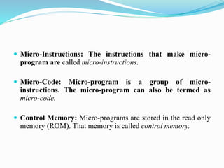 Timing and control | PPTX | Programming Languages | Computing