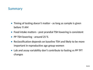 Thyroid function testing in hypothyroidism | PDF