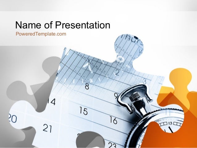 Timing Is Everything PowerPoint Template By PoweredTemplate