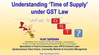 VIJAY SARDANA
PGDM (IIM-A), M.Sc. (Food Tech.) (CFTRI), B.Sc. (Dairy Tech.), Justice (Harvard),
PG Dipl. in Int'l Trade Laws & Alternate Dispute Resolution (ADR) (ILI), LL. B (in Progress)
Specialized in Food & Consumers Laws, IPR & Contract Laws
Agribusinesses Value Chains, Commodity Markets & Innovation Management
Blog: Vijay Sardana Online
 