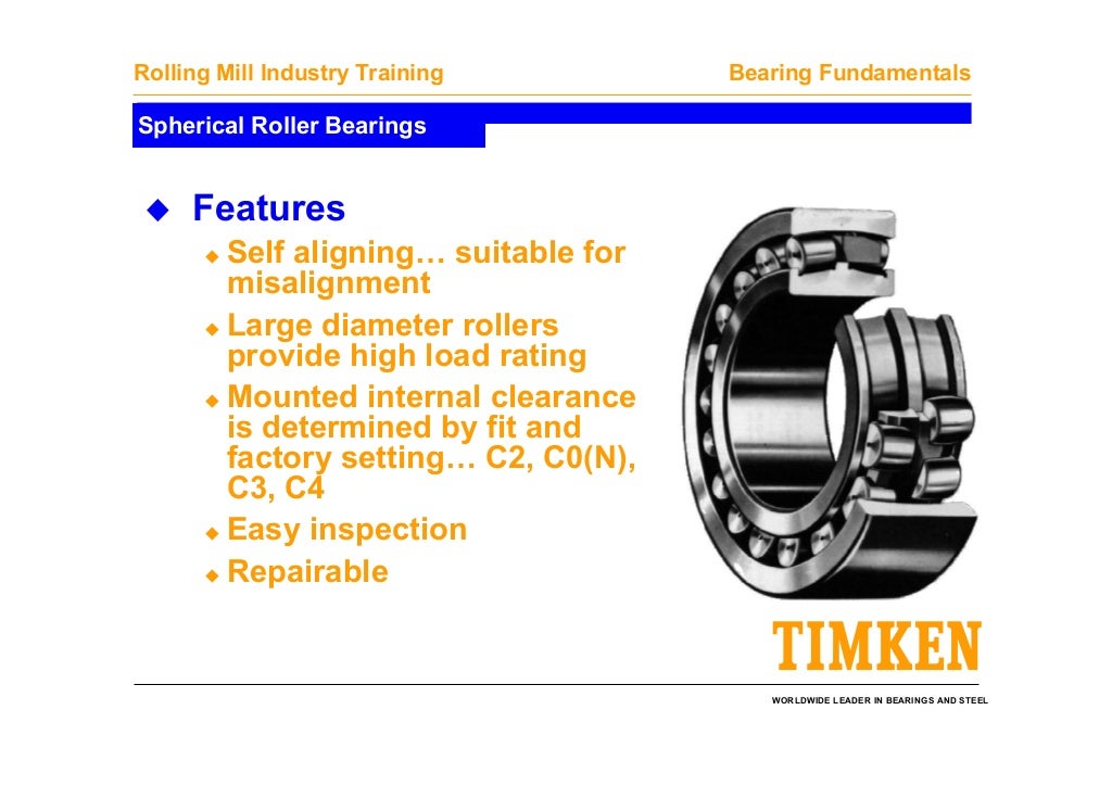Timken bearing fundamentals